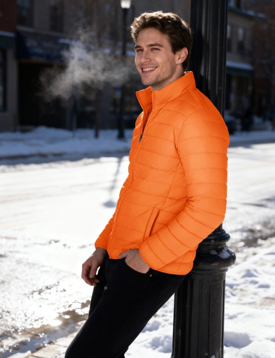 Men's Puffer Water Repellent Windproof Insulated Jacket