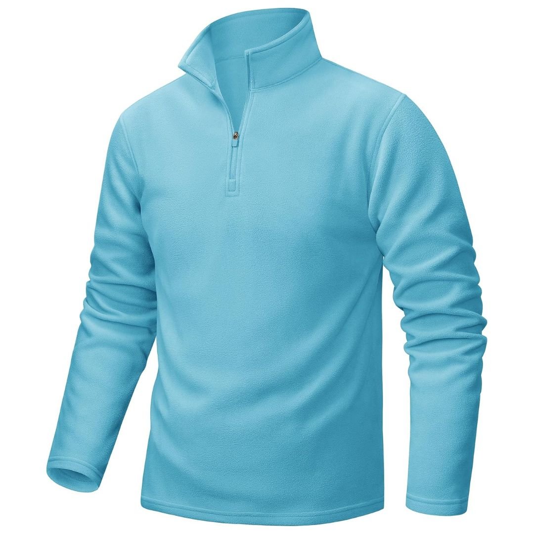 Men's Pullover Workout Fleece 1/4 Zip Uncw Vintage Sweatshirts
