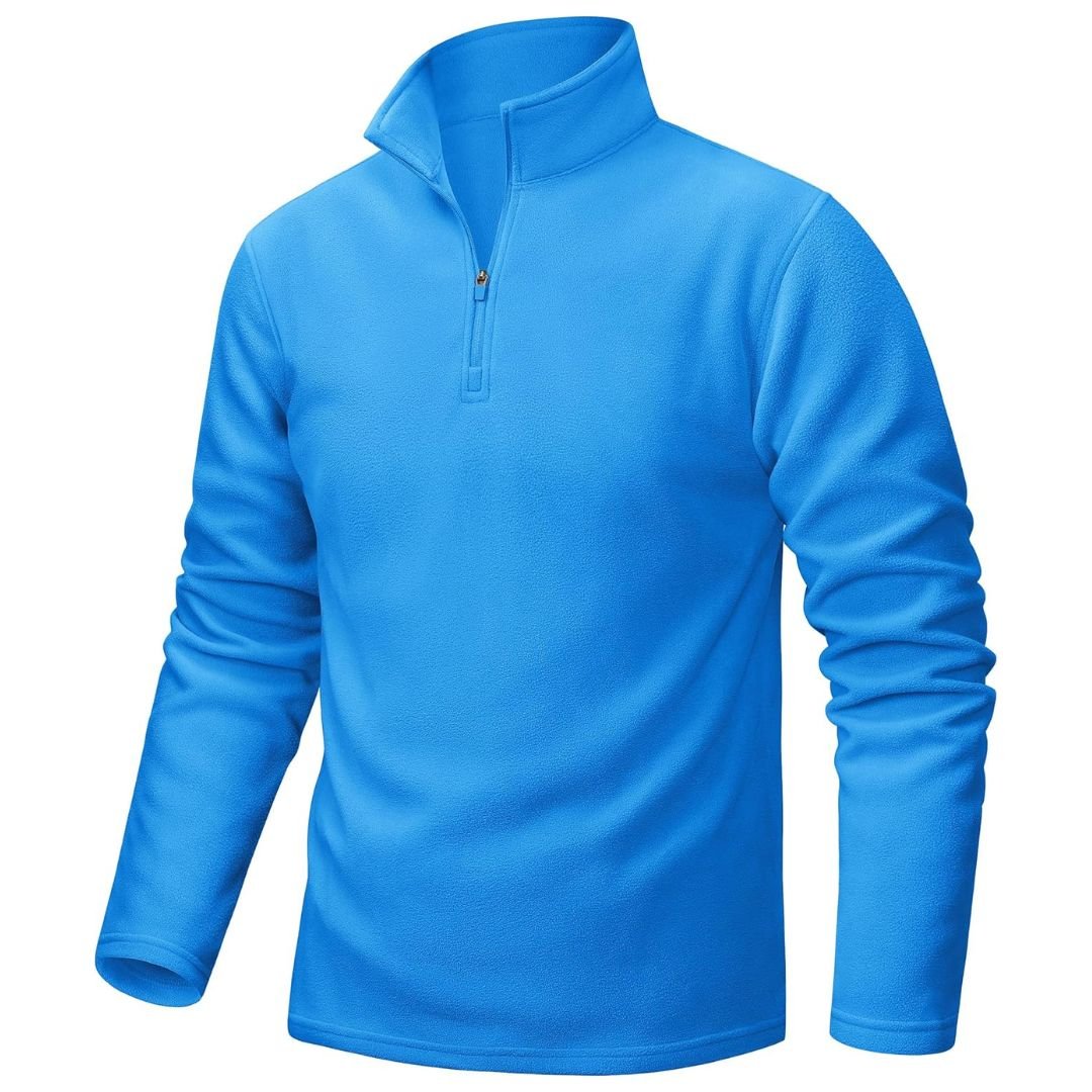 Men's Pullover Workout Fleece 1/4 Zip Uncw Vintage Sweatshirts