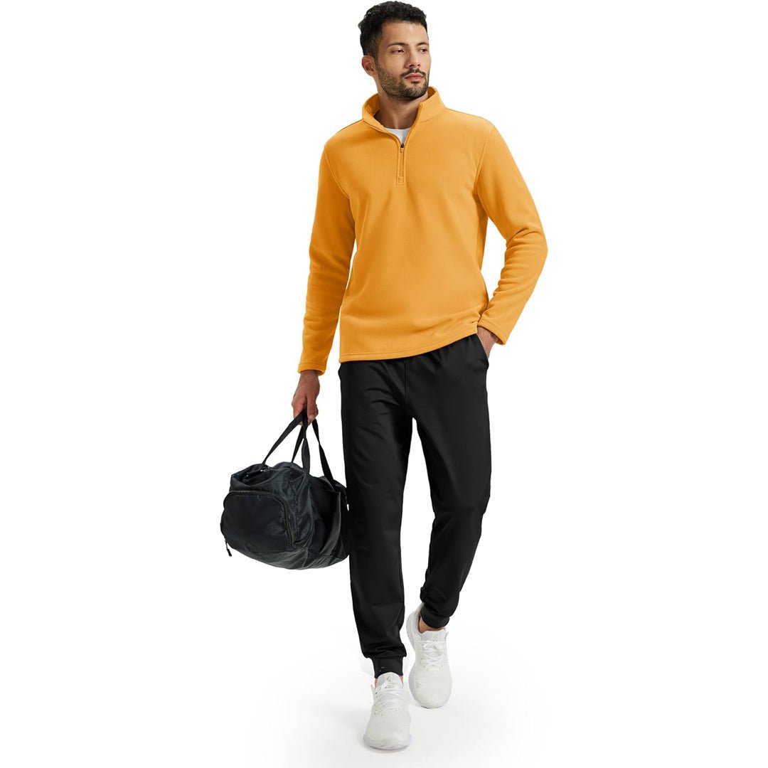 Men's Pullover Workout Fleece 1/4 Zip Uncw Vintage Sweatshirts