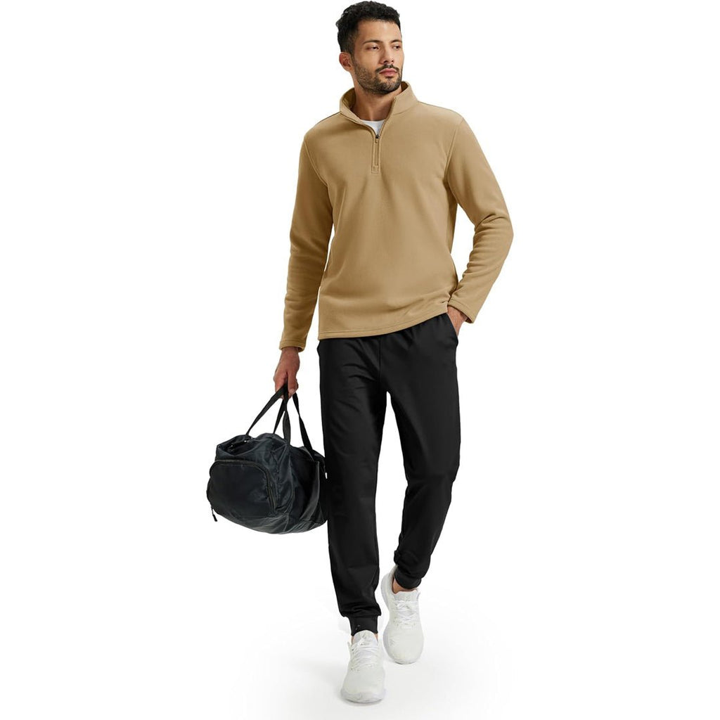 Men's Pullover Workout Fleece 1/4 Zip Uncw Vintage Sweatshirts