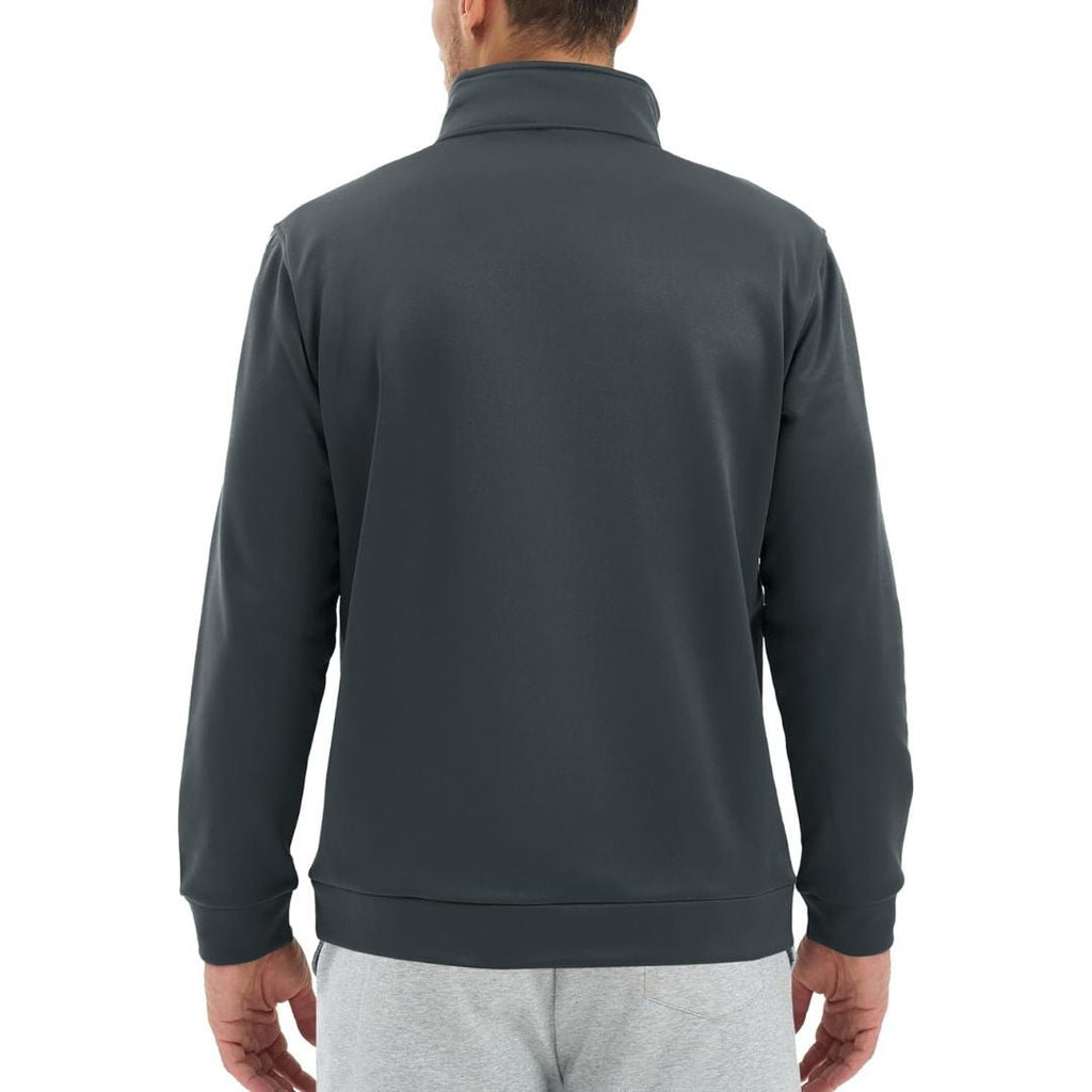 Men's Quarter Zip Pullover Sweatshirts Lightweight Fleece Lined