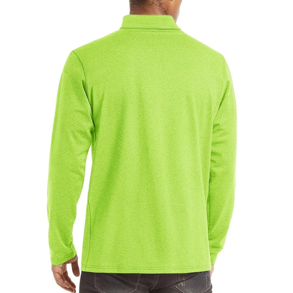 Men's Quarter Zip Thermal Fleece Lined Pullover Sweatshirt