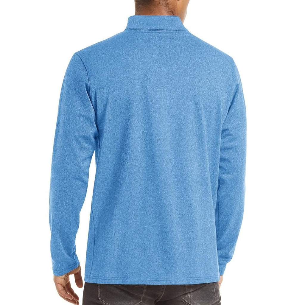 Men's Quarter Zip Thermal Fleece Lined Pullover Sweatshirt