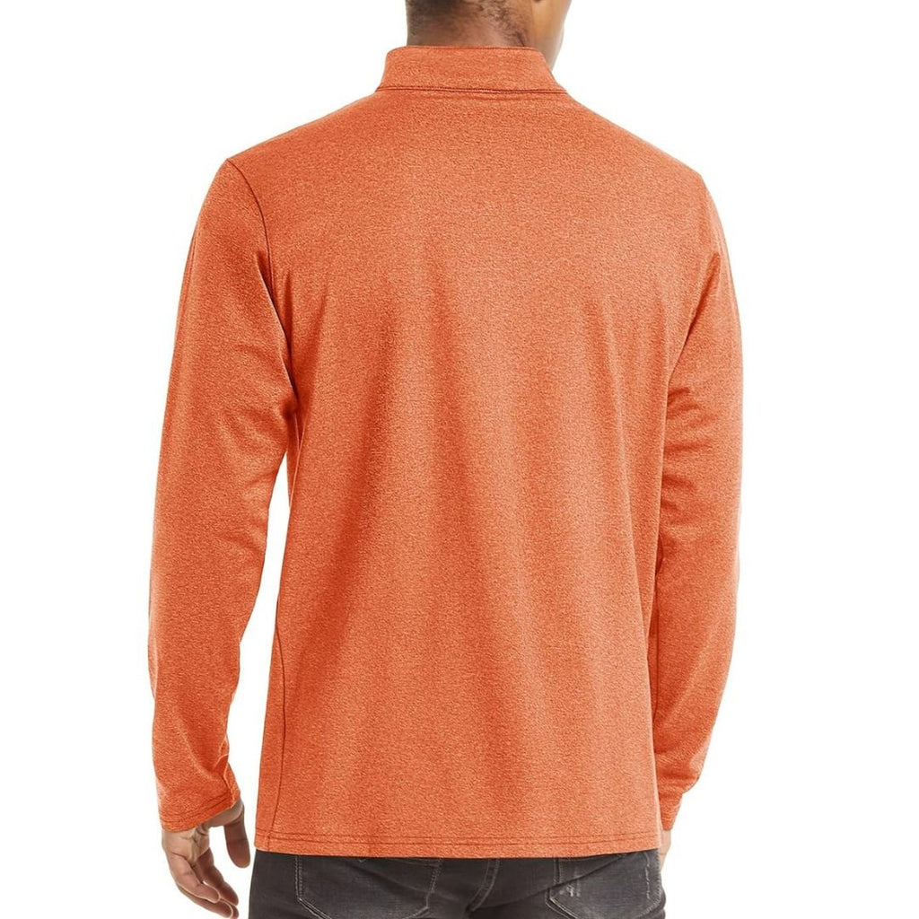 Men's Quarter Zip Thermal Fleece Lined Pullover Sweatshirt