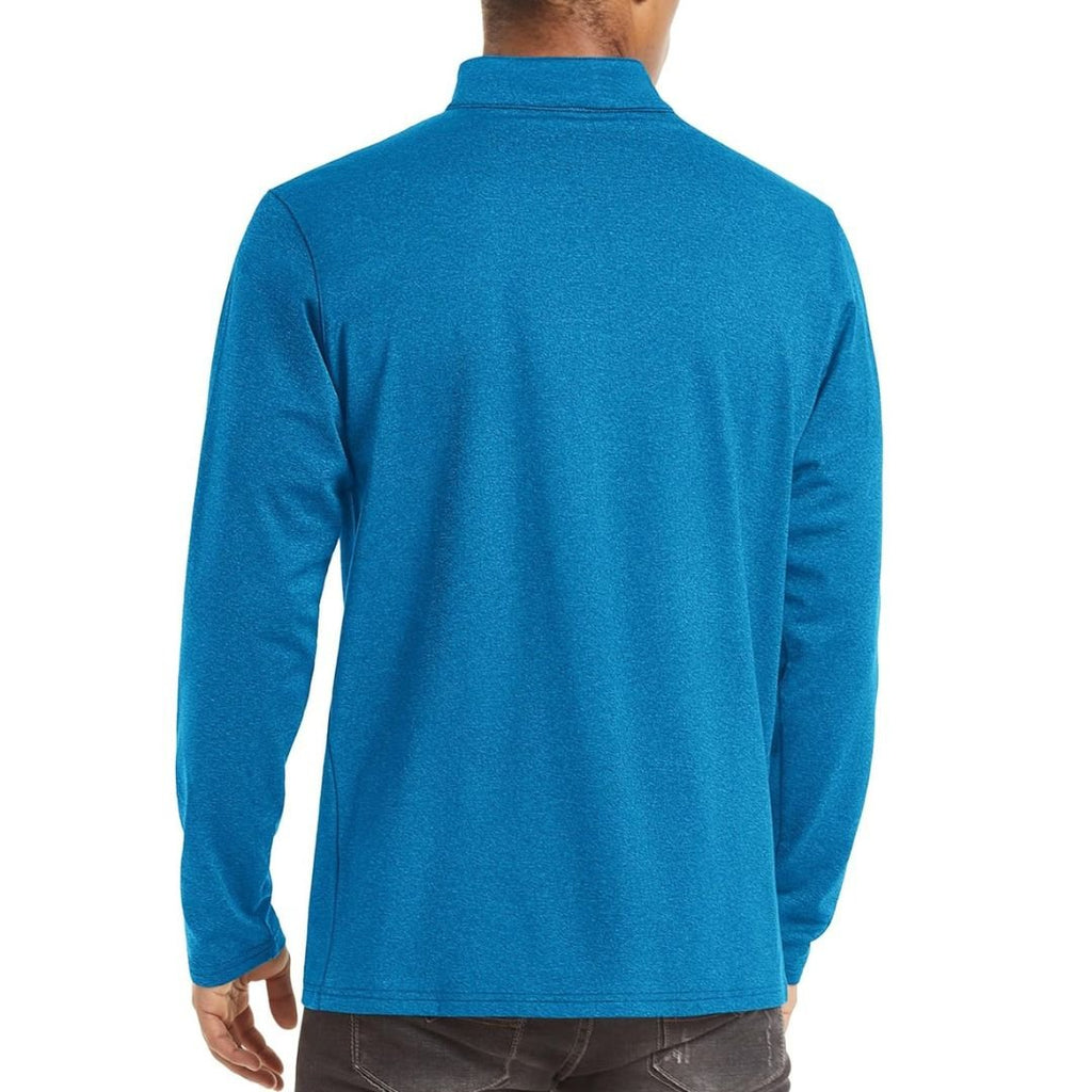 Men's Quarter Zip Thermal Fleece Lined Pullover Sweatshirt