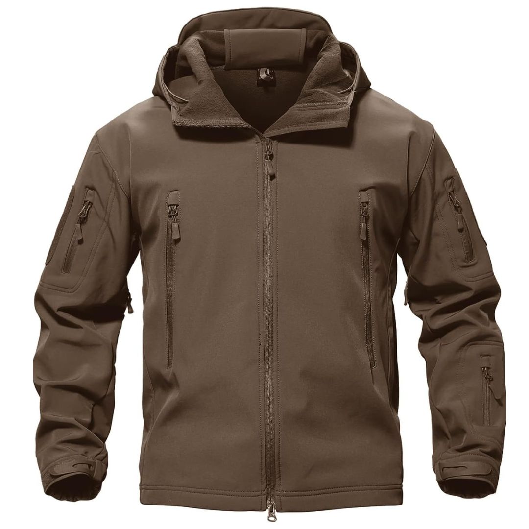Men's Military Fleece Waterproof Tactical Softshell Jacket