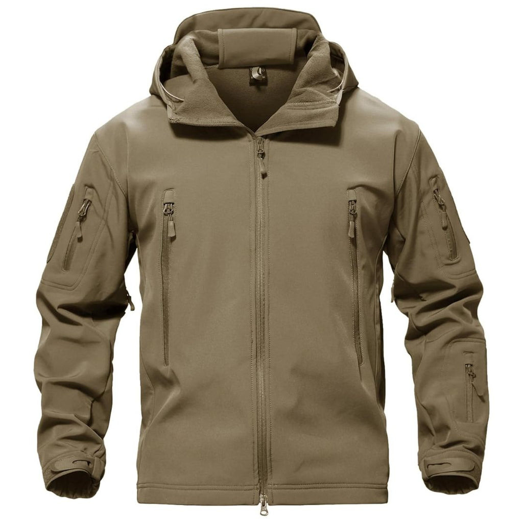 Men's Military Fleece Waterproof Tactical Softshell Jacket