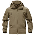 Men's Military Fleece Waterproof Tactical Softshell Jacket