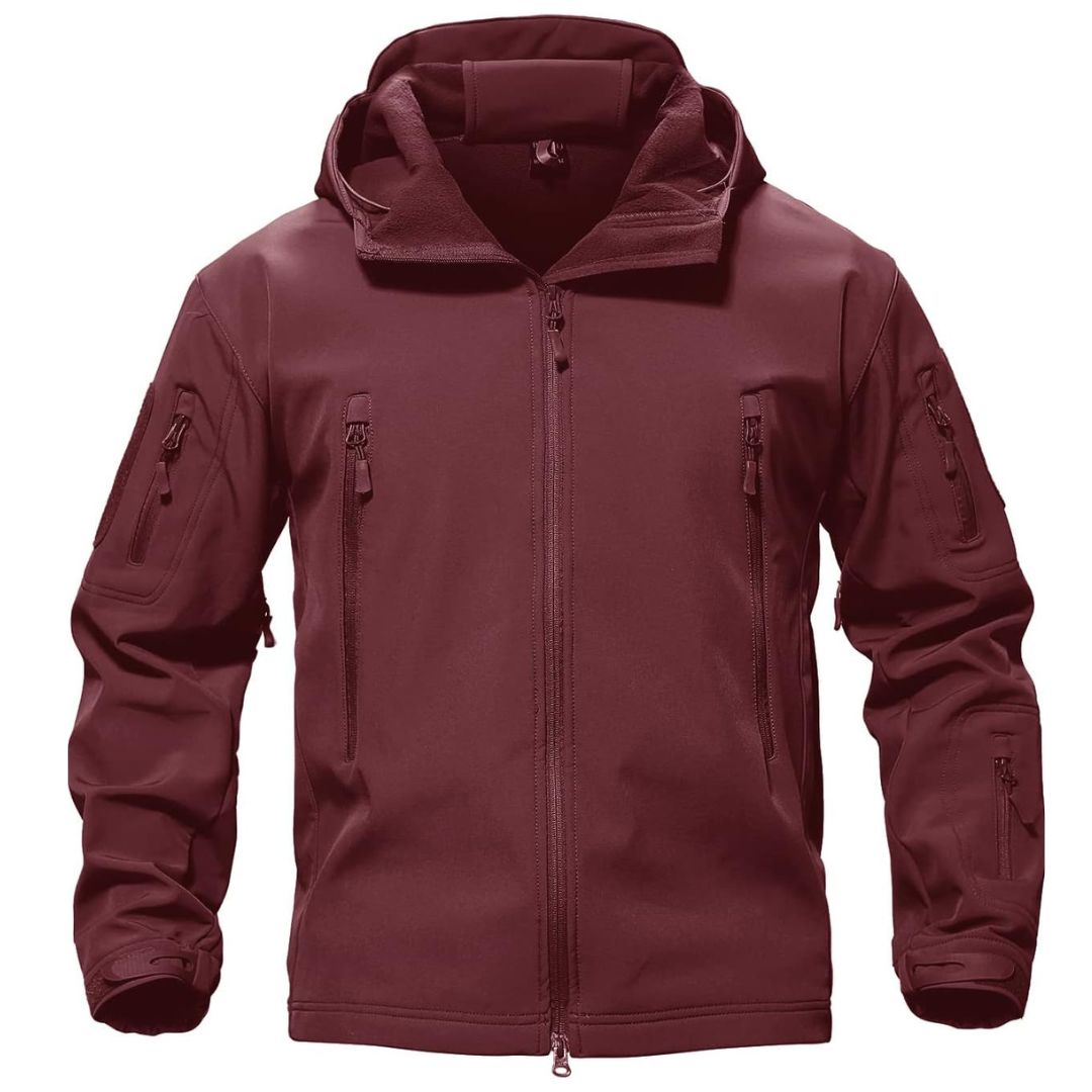 Men's Military Fleece Waterproof Tactical Softshell Jacket