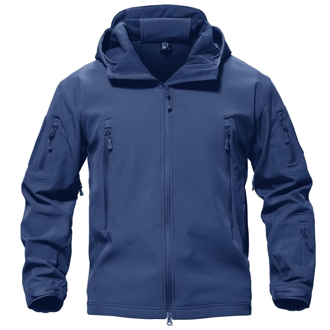 Men's Military Fleece Waterproof Tactical Softshell Jacket