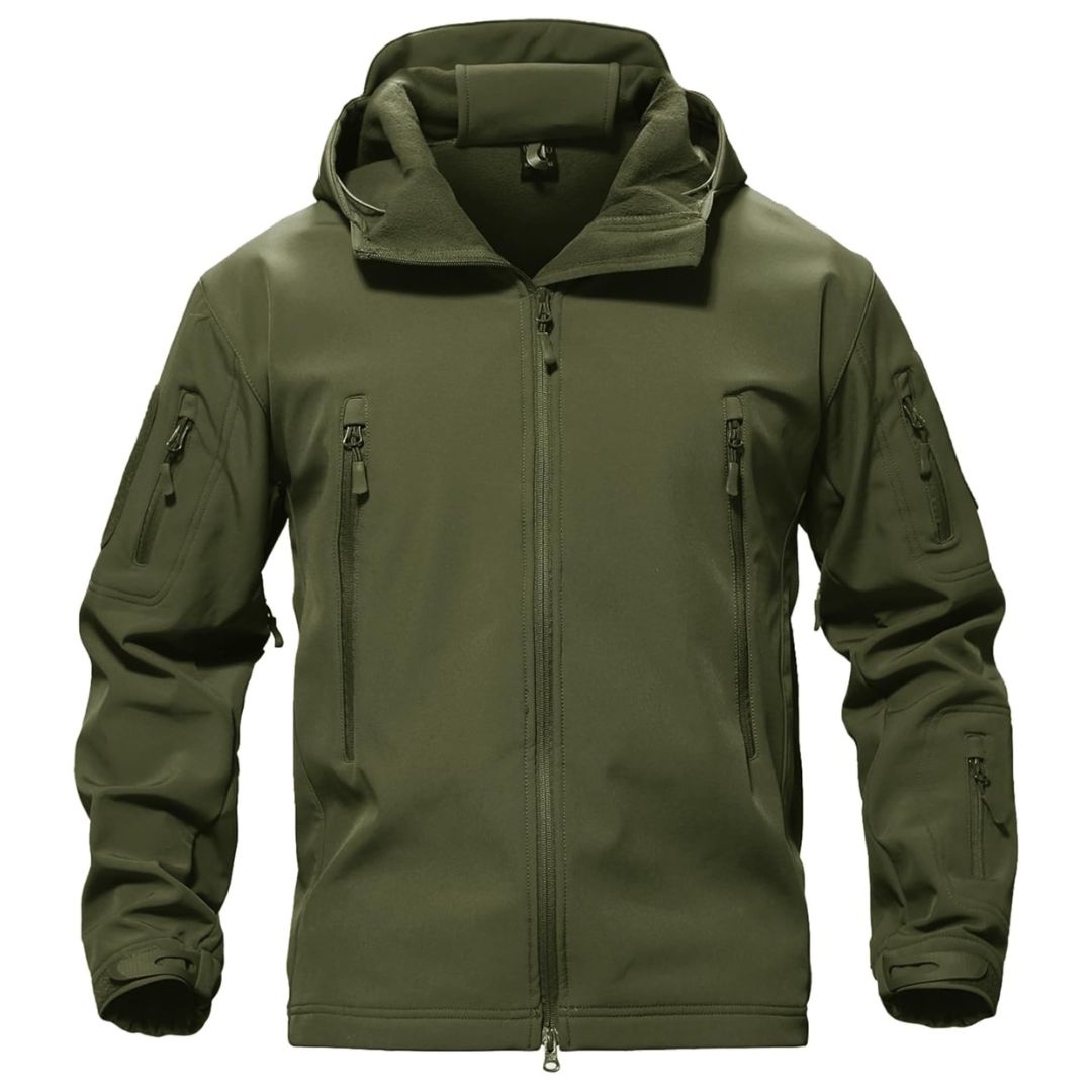 Men's Military Fleece Waterproof Tactical Softshell Jacket