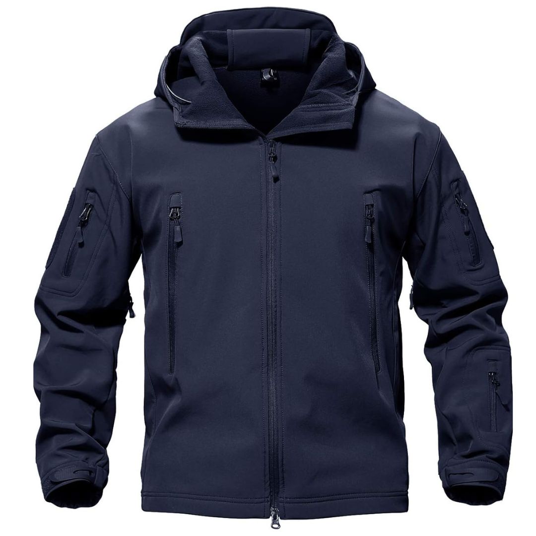 Men's Military Fleece Waterproof Tactical Softshell Jacket