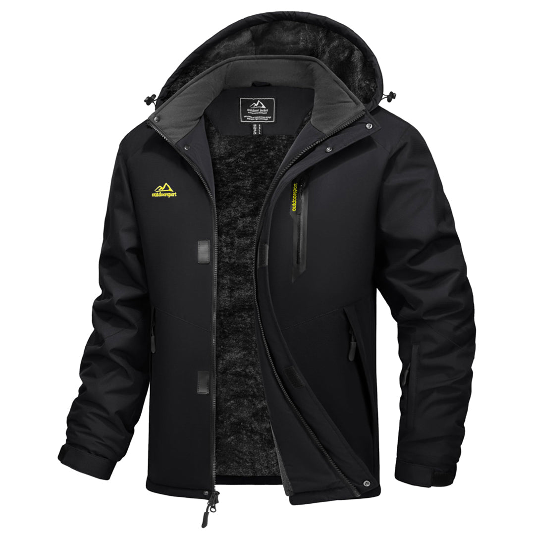 Men's Heavyweight Fleece Lined Waterproof Winter Parka Jacket
