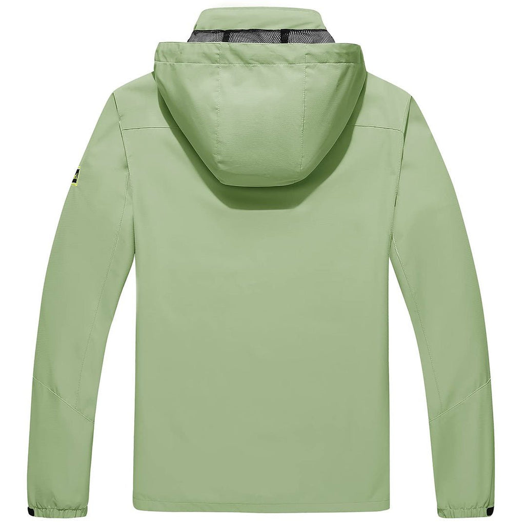 Men's Waterproof Outdoor Hiking Jacket with Zipped Pockets