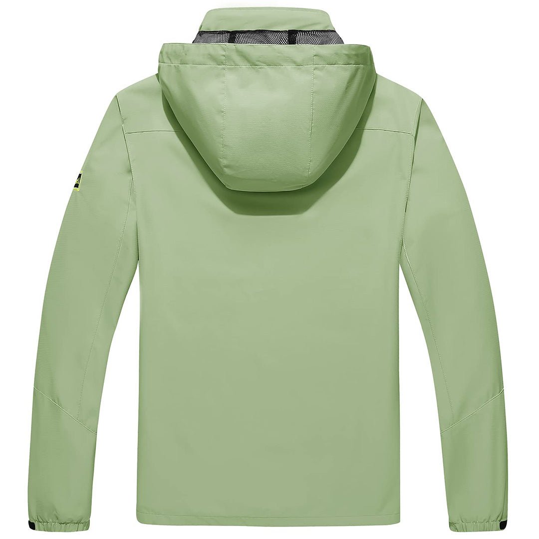 Men's Waterproof Outdoor Hiking Jacket with Zipped Pockets