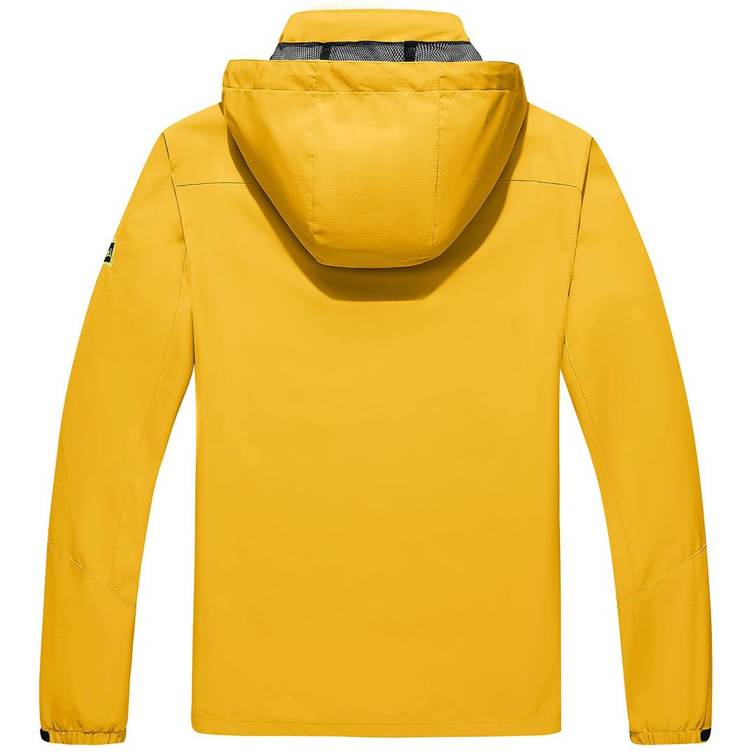 Men's Waterproof Outdoor Hiking Jacket with Zipped Pockets