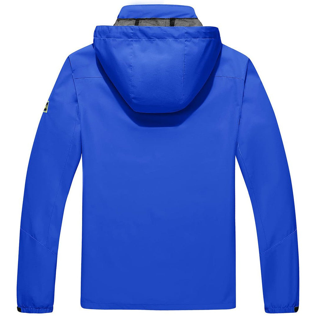 Men's Waterproof Outdoor Hiking Jacket with Zipped Pockets