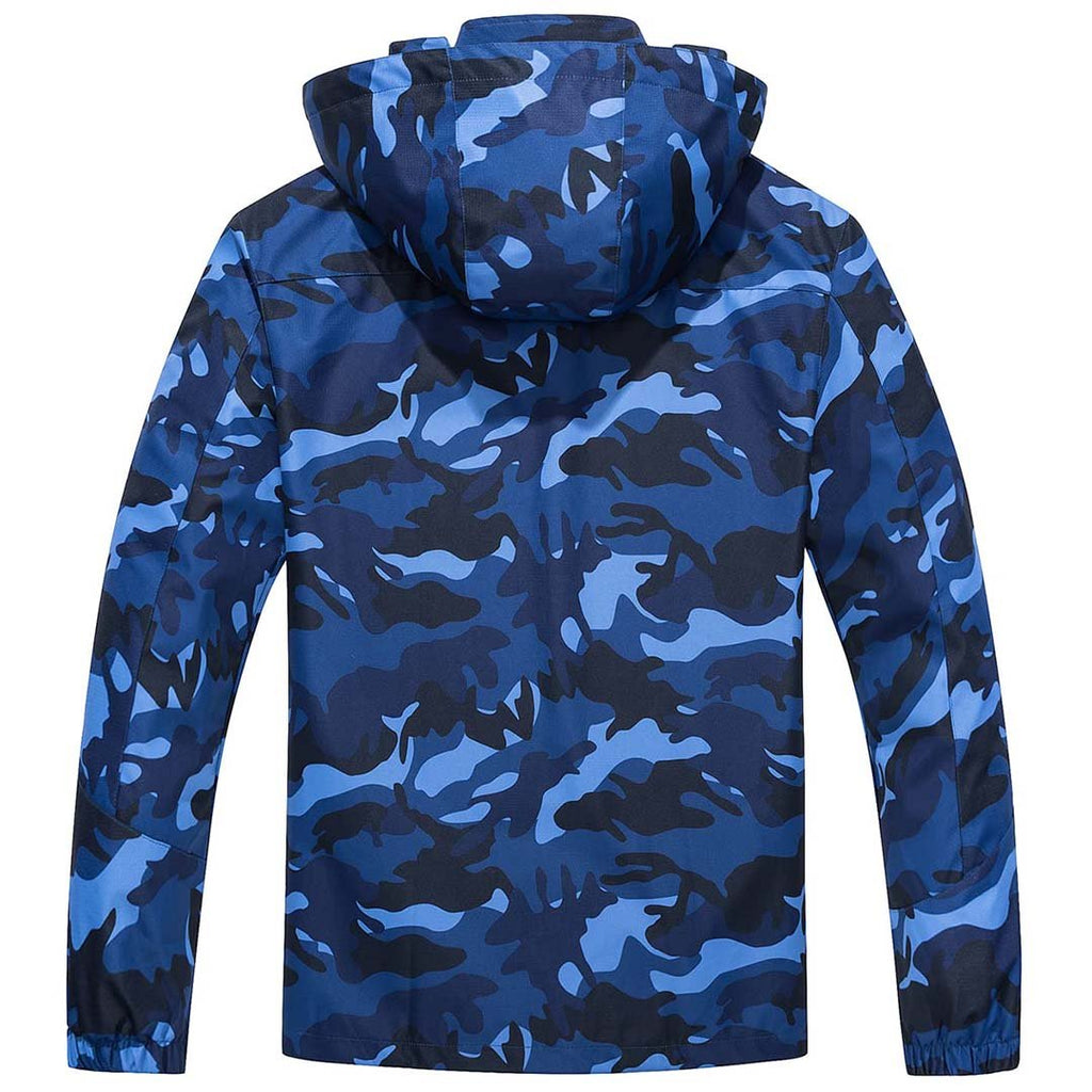 Men's Waterproof Outdoor Hiking Jacket with Zipped Pockets