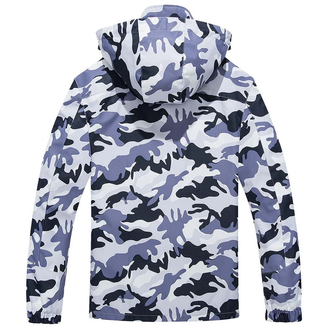 Men's Waterproof Outdoor Hiking Jacket with Zipped Pockets