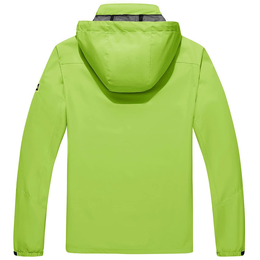 Men's Waterproof Outdoor Hiking Jacket with Zipped Pockets