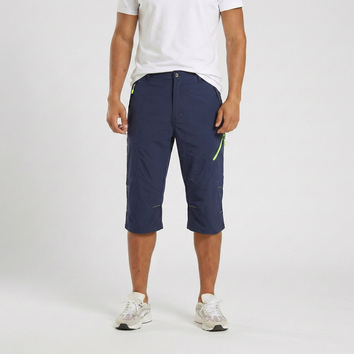 Mens Cargo Quick Dry Workout Hiking Capri Pants