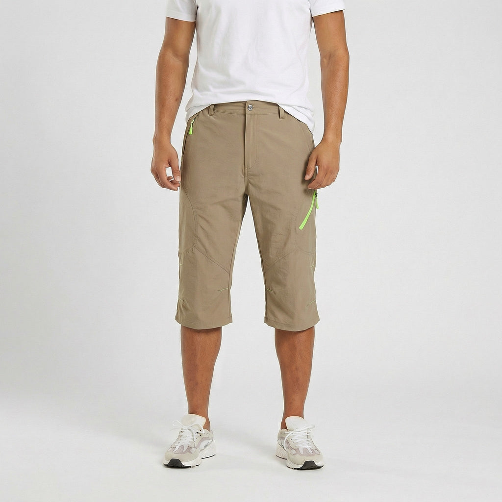 Mens Cargo Quick Dry Workout Hiking Capri Pants