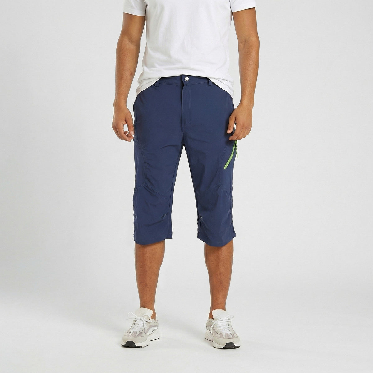 Mens Cargo Quick Dry Workout Hiking Capri Pants