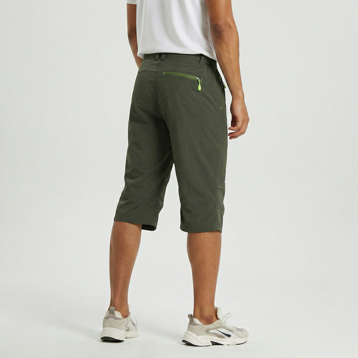 Mens Cargo Quick Dry Workout Hiking Capri Pants