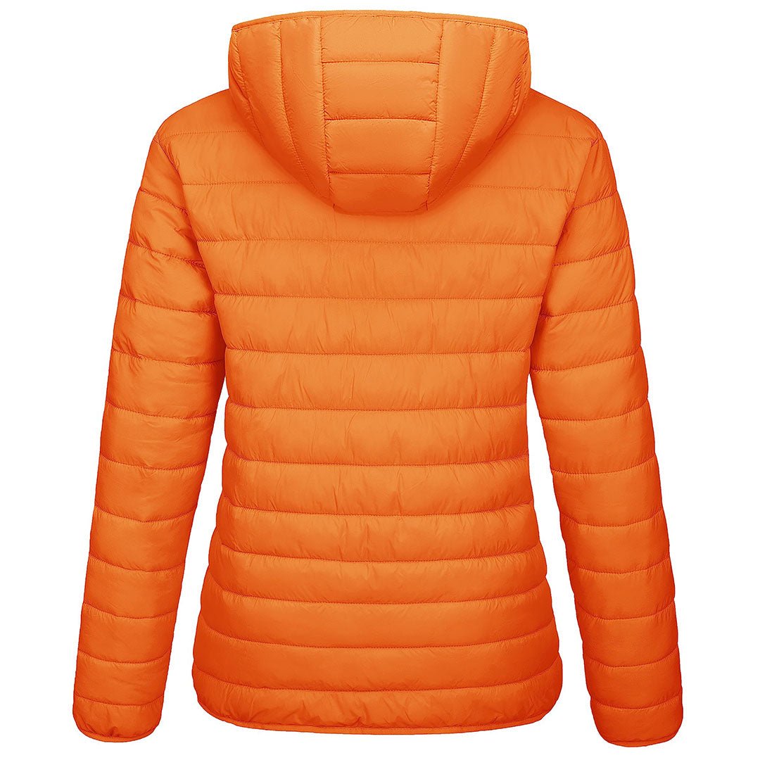 Women's Puffer Jacket Full-zip Water-Resistant Winter Hooded Coat