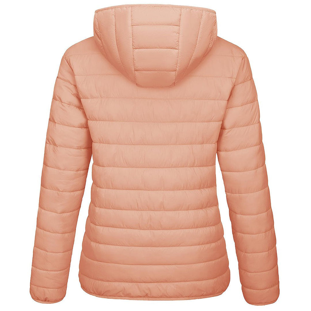 Women's Puffer Jacket Full-zip Water-Resistant Winter Hooded Coat