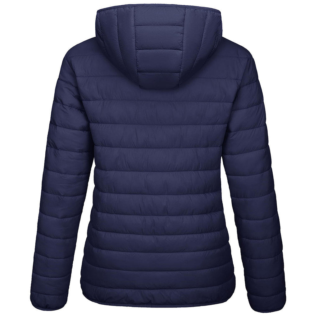 Women's Puffer Jacket Full-zip Water-Resistant Winter Hooded Coat