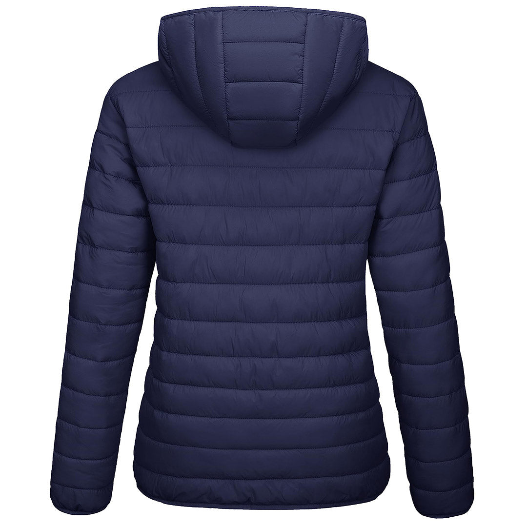 Women's Puffer Jacket Full-zip Water-Resistant Winter Hooded Coat