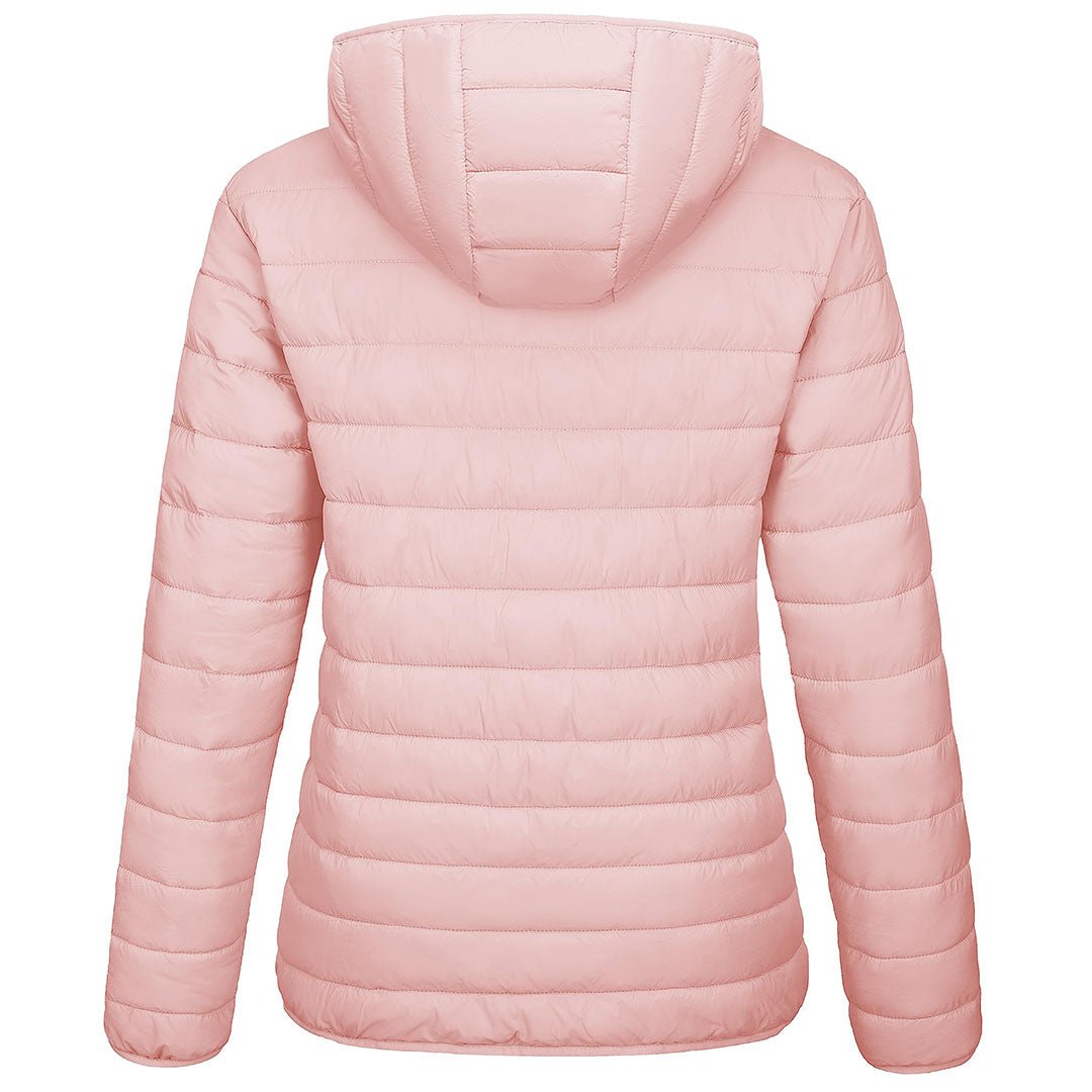 Women's Puffer Jacket Full-zip Water-Resistant Winter Hooded Coat
