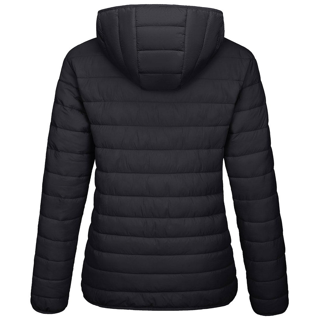 Women's Puffer Jacket Full-zip Water-Resistant Winter Hooded Coat