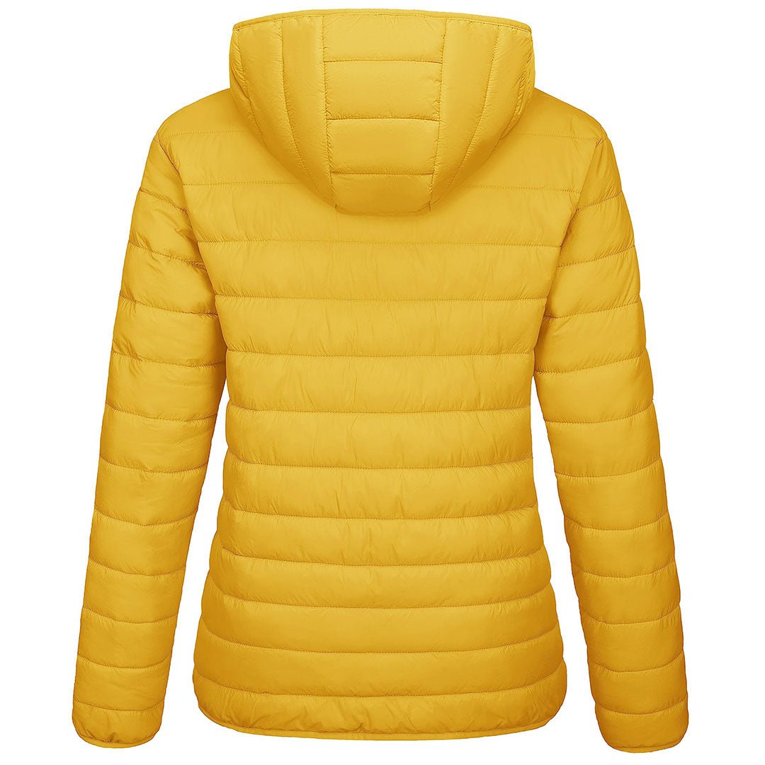 Women's Puffer Jacket Full-zip Water-Resistant Winter Hooded Coat