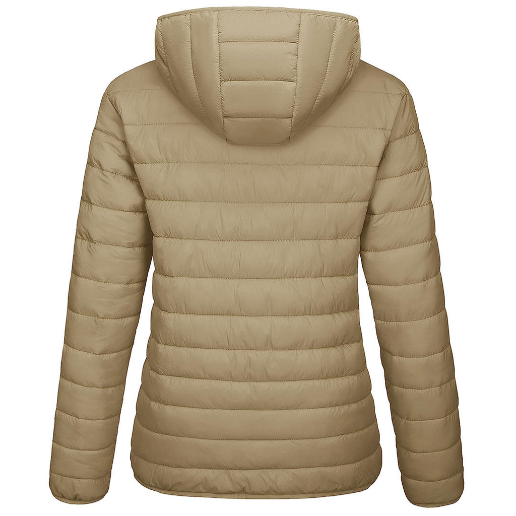 Women's Puffer Jacket Full-zip Water-Resistant Winter Hooded Coat