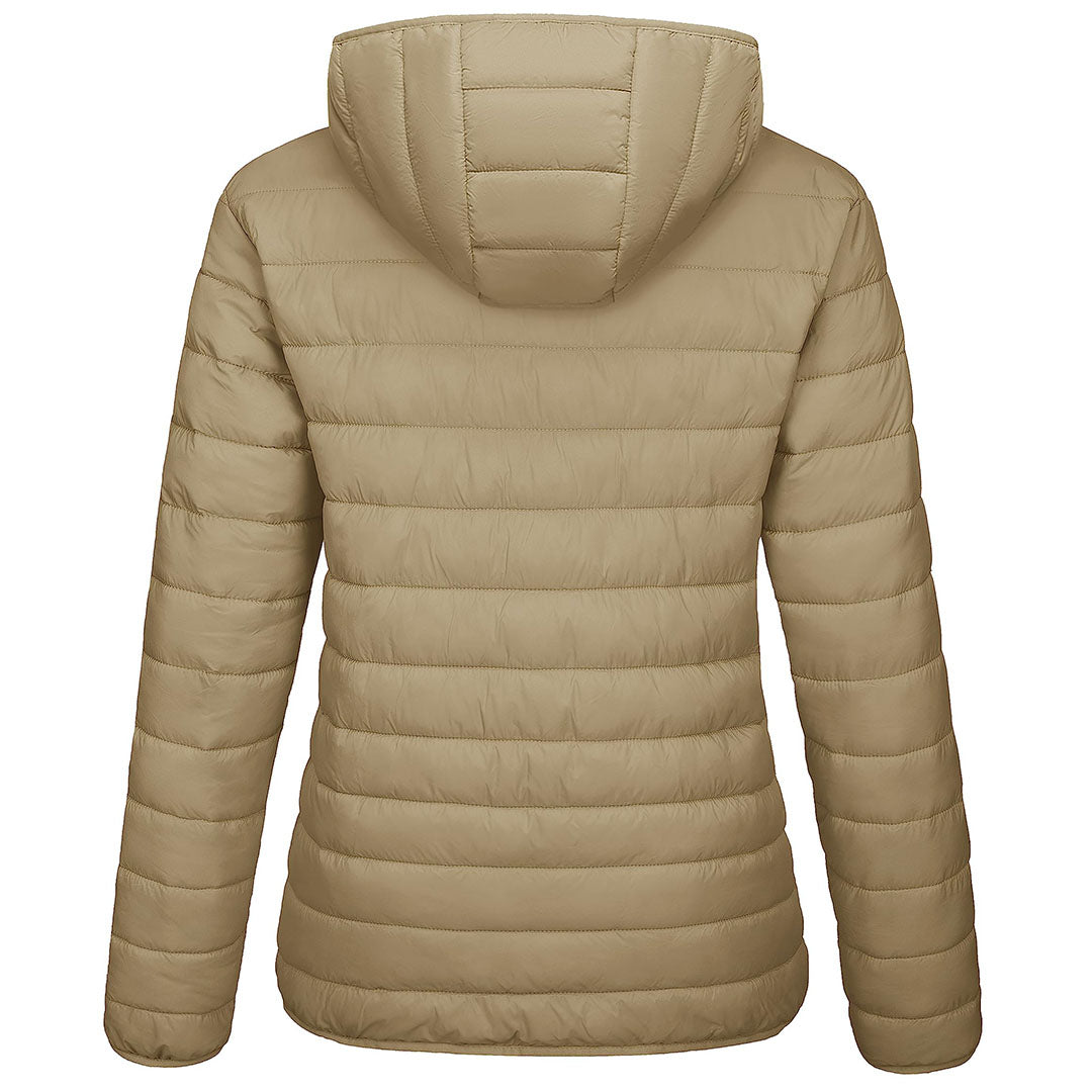 Women's Puffer Jacket Full-zip Water-Resistant Winter Hooded Coat