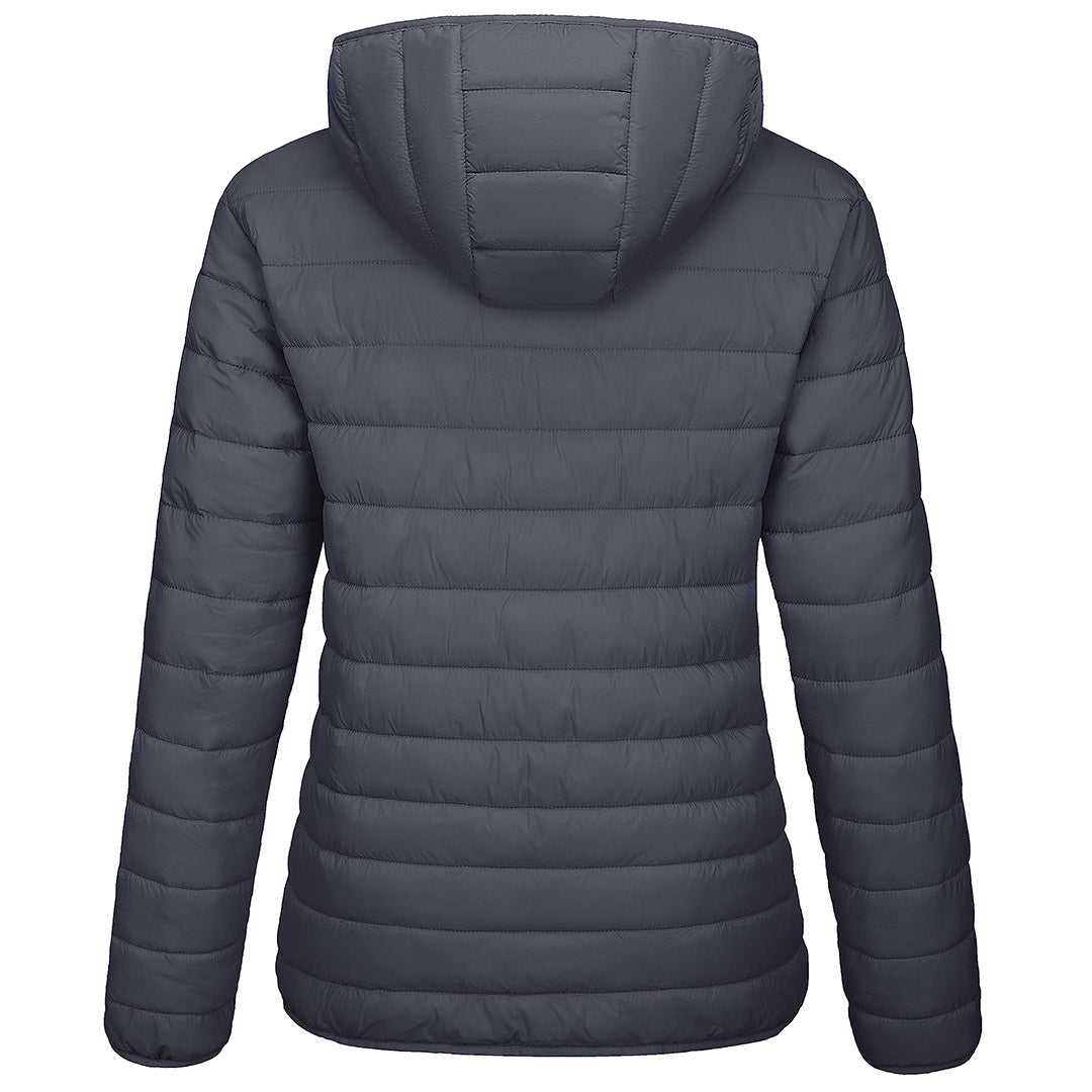 Women's Puffer Jacket Full-zip Water-Resistant Winter Hooded Coat