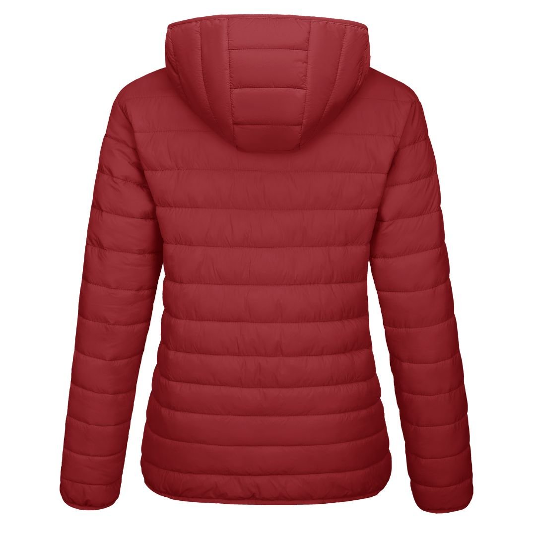Women's Puffer Jacket Full-zip Water-Resistant Winter Hooded Coat