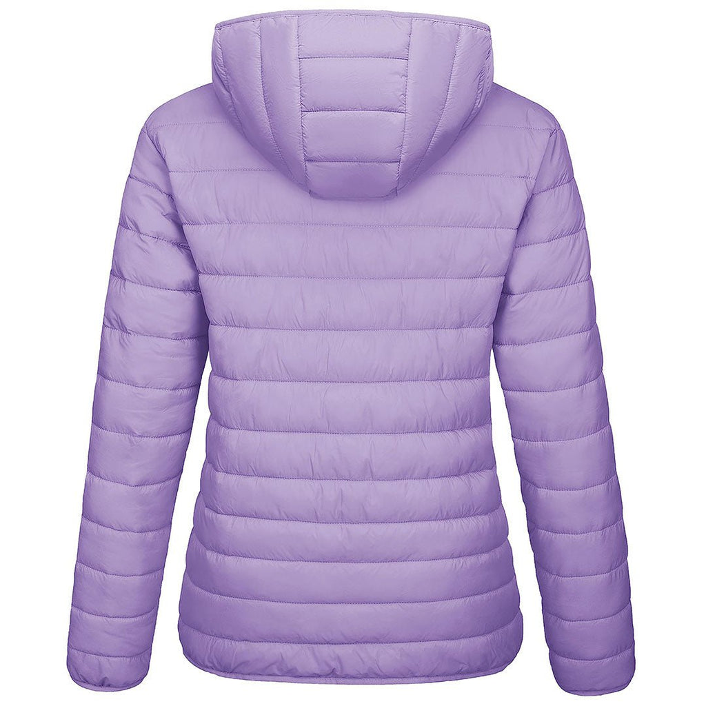 Women's Puffer Jacket Full-zip Water-Resistant Winter Hooded Coat