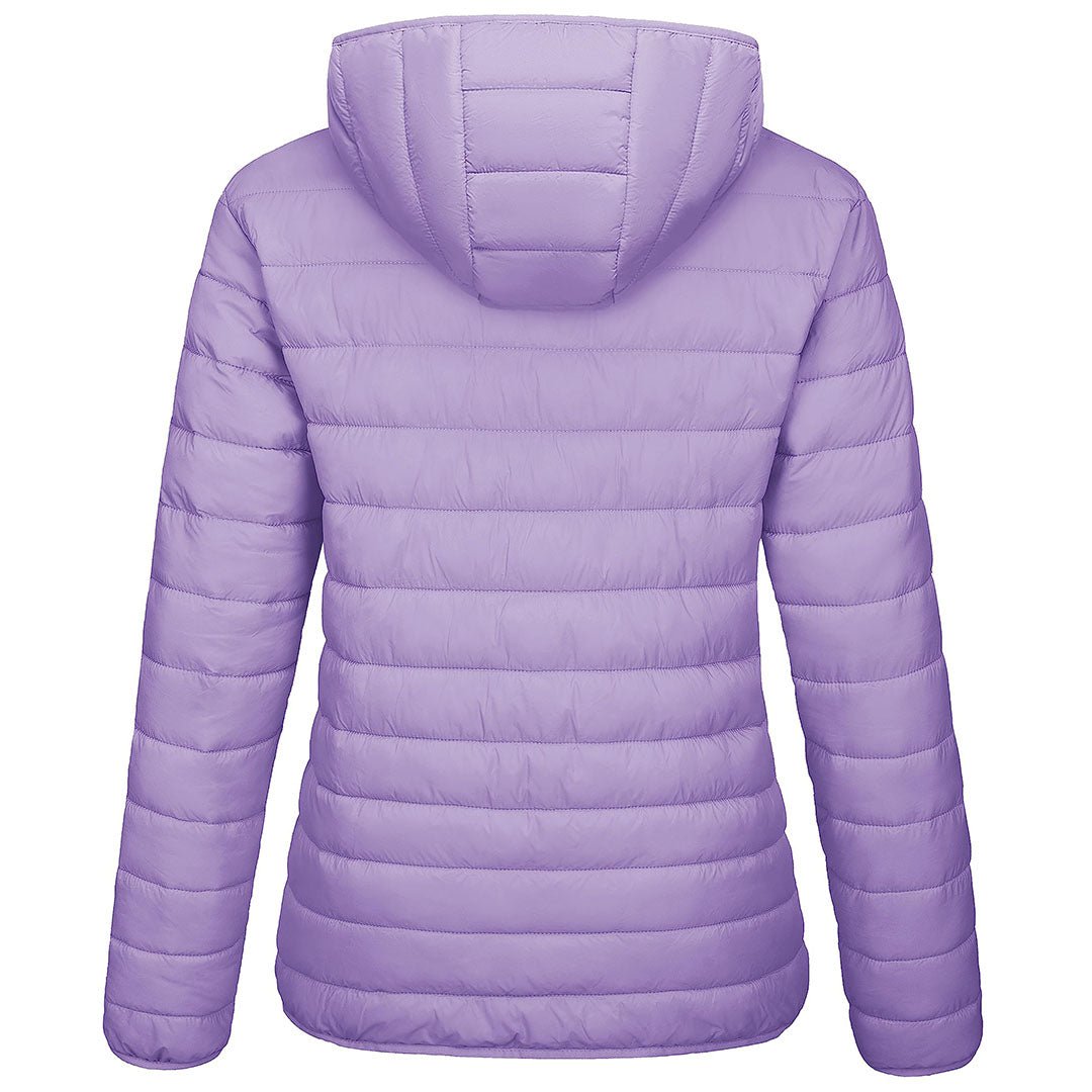 Women's Puffer Jacket Full-zip Water-Resistant Winter Hooded Coat