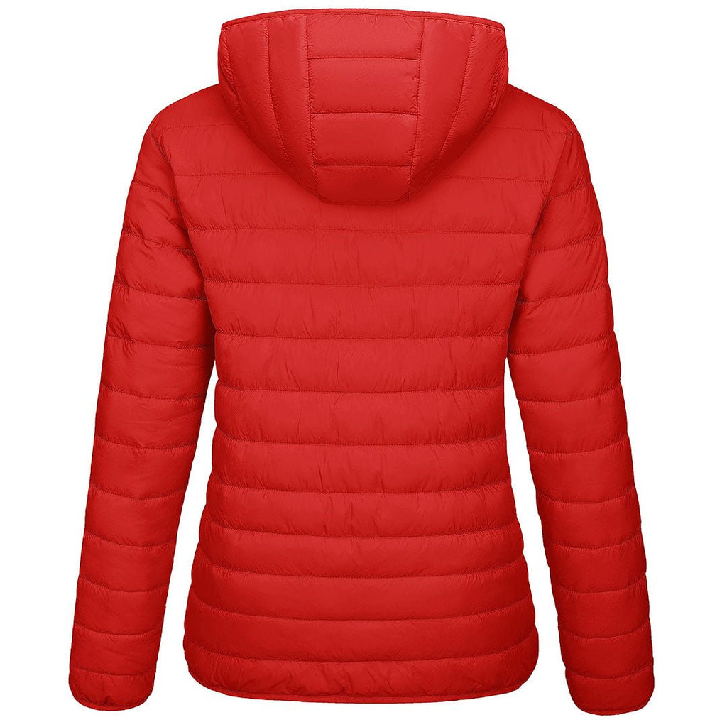 Women's Puffer Jacket Full-zip Water-Resistant Winter Hooded Coat