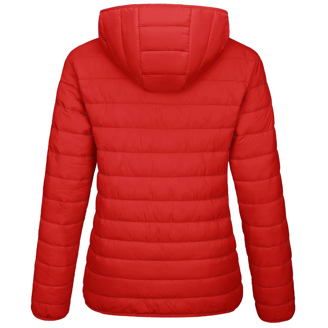 Women's Puffer Jacket Full-zip Water-Resistant Winter Hooded Coat