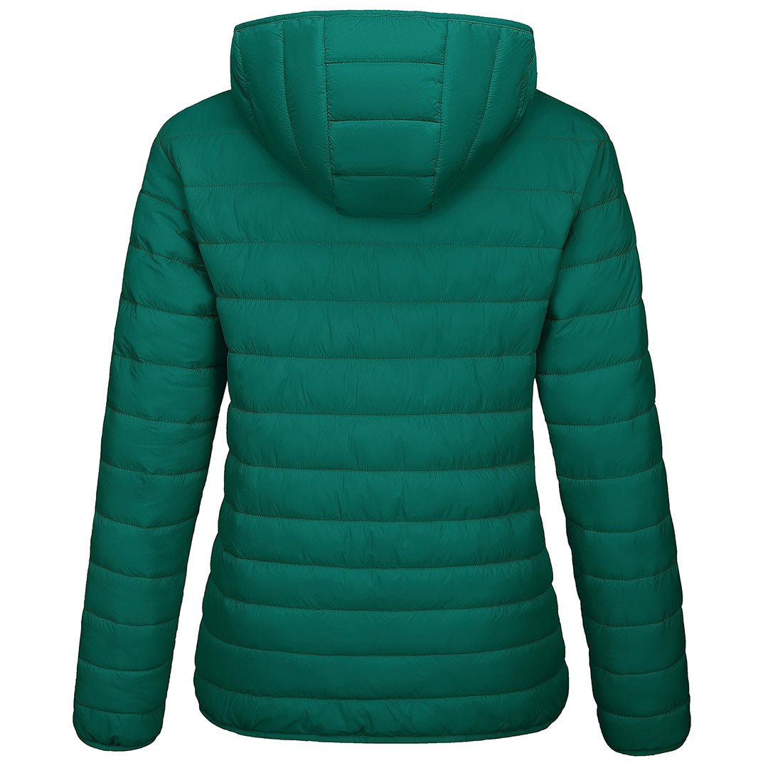 Women's Puffer Jacket Full-zip Water-Resistant Winter Hooded Coat