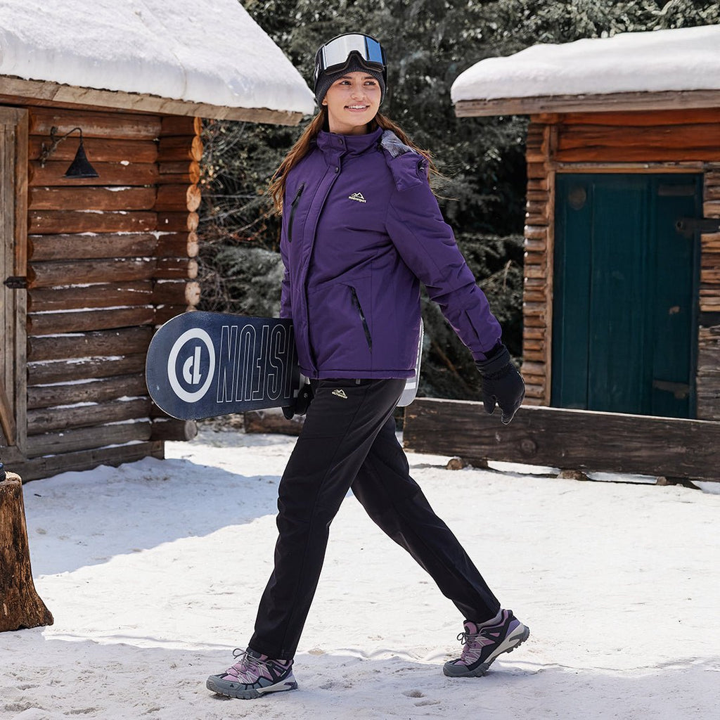 Women's Outdoor Waterproof Hooded Warm Winter Jacket