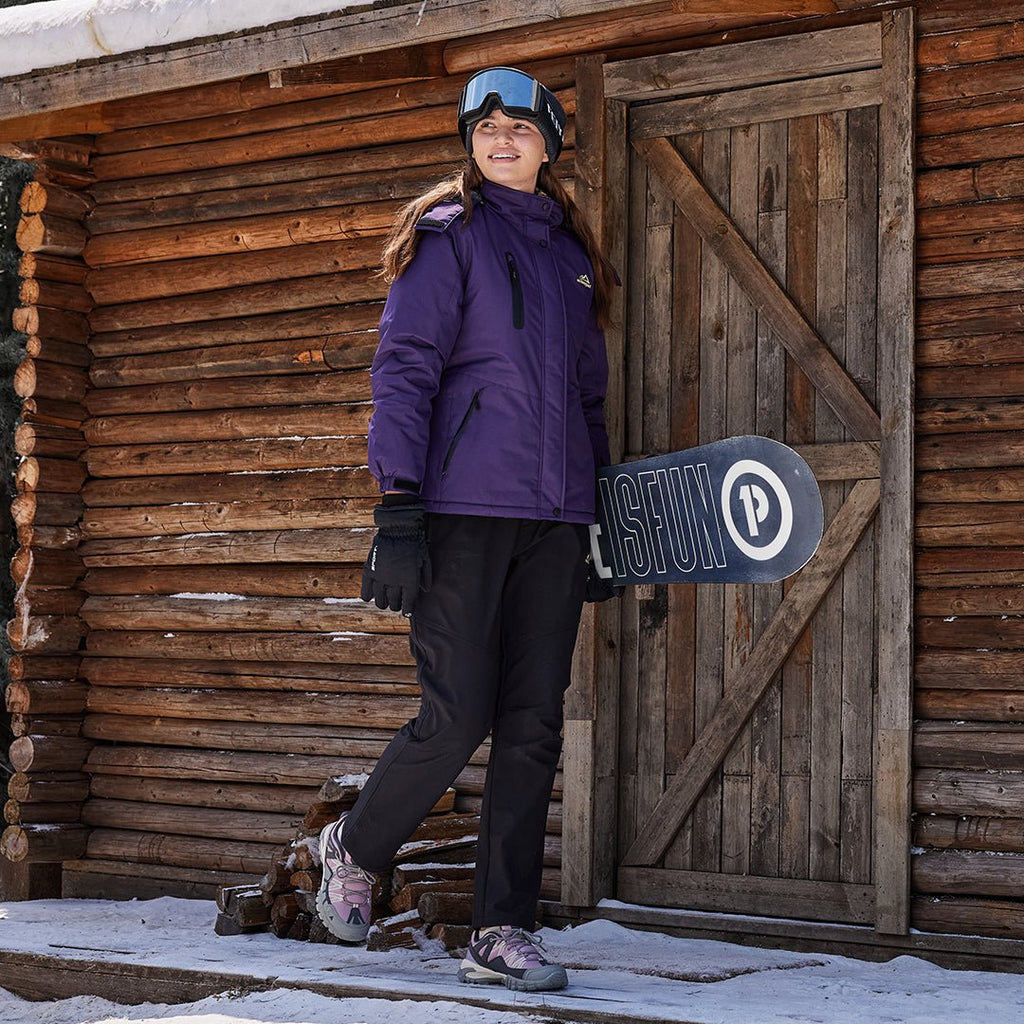 Women's Outdoor Waterproof Hooded Warm Winter Jacket