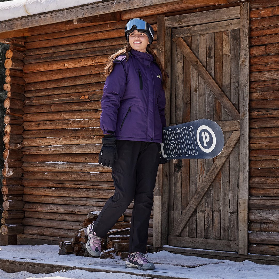 Women's Outdoor Waterproof Hooded Warm Winter Jacket