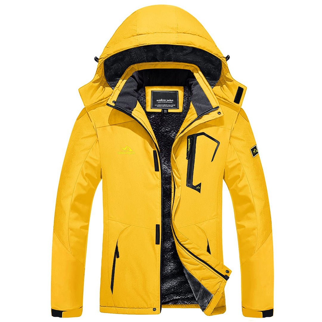 Insulated Fleece Lined Winter Hiking Jacket