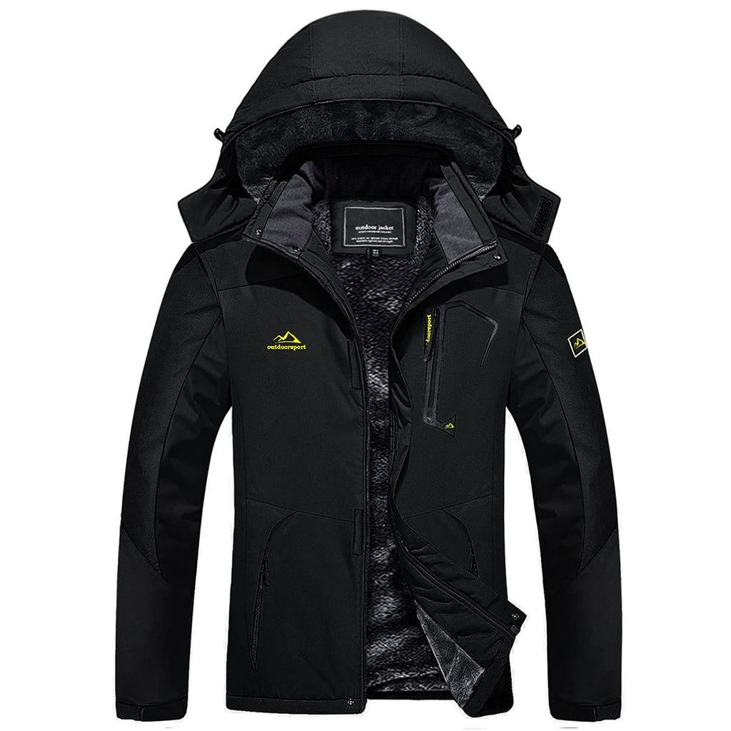 Insulated Fleece Lined Winter Hiking Jacket